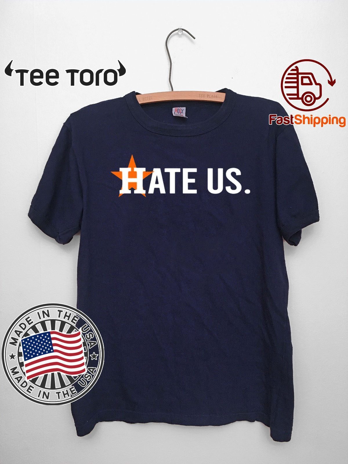 Official Houston Astros Shirt - Hate Us T-Shirt - ReviewsTees
