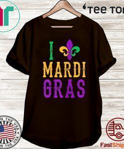 I Love Mardi Gras NOLA New Orleans Vintage T-Shirt