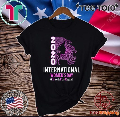 International Women's Day 2020 Each For Equal Official T-Shirt