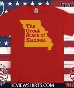 KANSAS CITY CHIEFS SHIRT - THE GREAT STATE OF KANSAS ORIGINAL T-SHIRT