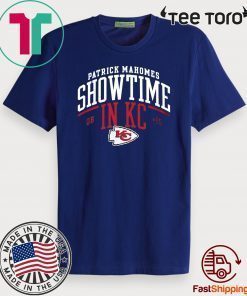 Kansas City Chiefs Patrick Mahomes Showtime in KC Official T-Shirt