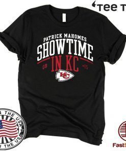 Kansas City Chiefs Patrick Mahomes Showtime in KC Official T-Shirt