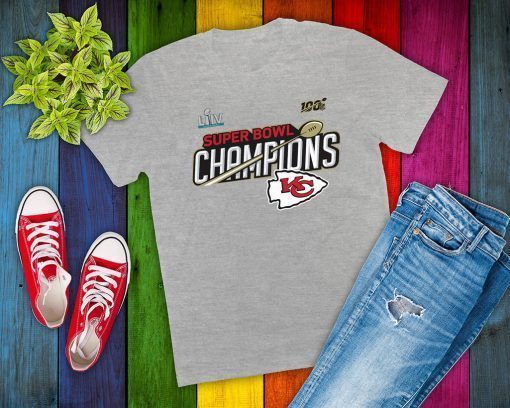 Kansas City Chiefs Super Bowl LIV Champions Trophy 2020 TShirt