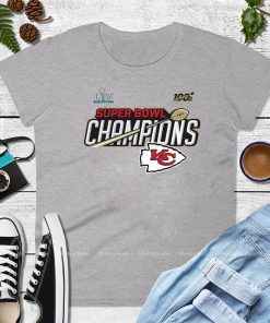 Kansas City Chiefs Super Bowl LIV Champions Trophy Hot T-Shirt