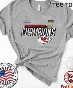 Kansas City Chiefs Super Bowl LIV Champions Trophy Official Shirt