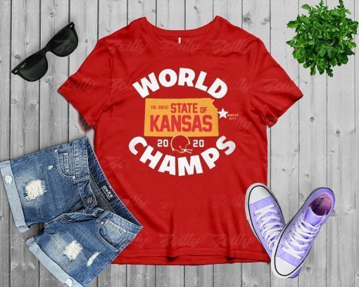 Kansas World Champs - The Great State Of Kansas 2020 Shirt - Kansas City Official T-Shirt