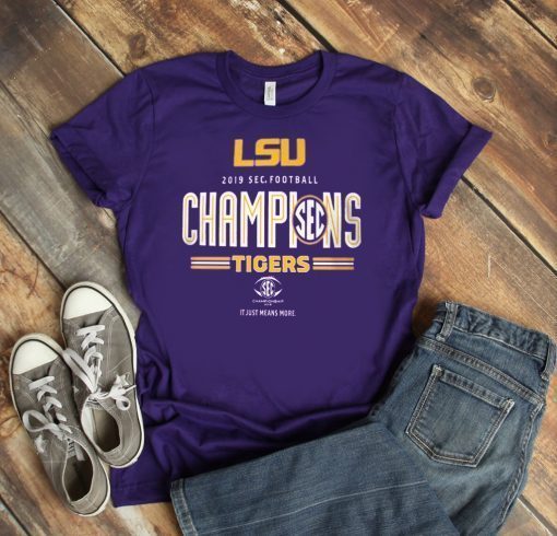 LSU Tigers Original Football Champions Locker Room 2020 T-Shirt