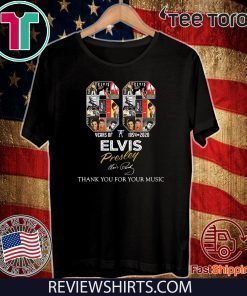 Original 66 Years Of Elvis Presley 1974 – 2020 Thank You For Your Music T-Shirt