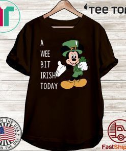 Mickey’s Mouse A Wee Bit Irish Today 2020 T-Shirt