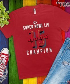 NFL Pro Line by Fanatics Branded Patrick Mahomes Black Kansas City Chiefs Super Bowl LIV Champions Original T-Shirt