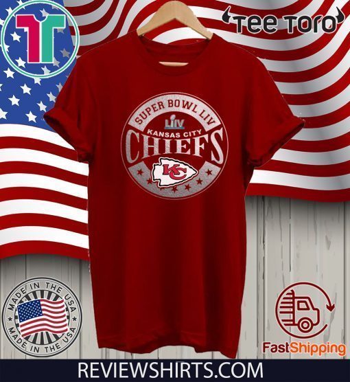 NFL Pro Line by Fanatics Branded Red Kansas City Chiefs Super Bowl LIV Bound In The Zone Metallic Official T-Shirt