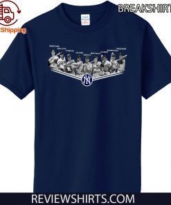 New York Yankees Whitey Ford Derek Jeter Joe Dimaggio Logging Limited Edition T-Shirt