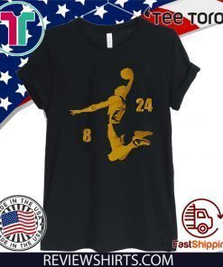 Number 8 and # 24 Basketball Sport Memorial Premium Official T-Shirt