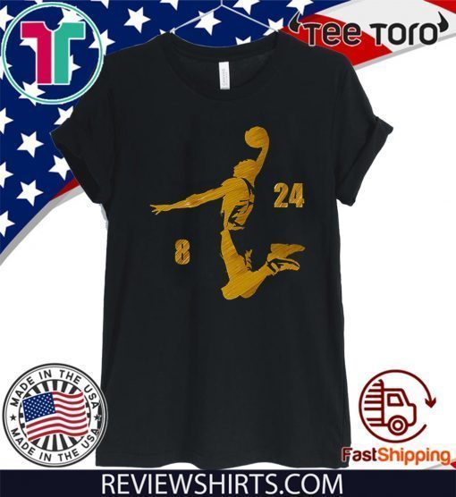 Number 8 and # 24 Basketball Sport Memorial Premium Official T-Shirt