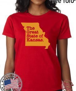 Buy The Great State Of Kansas T-Shirt