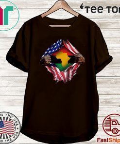 Pan Africanism Blood Inside Me South African Flag US Shirt