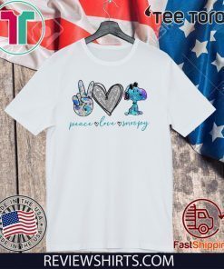 Peace Love Snoopy 2020 T-Shirt