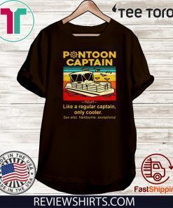 Pontoon Captian Definition 2020 T-Shirt