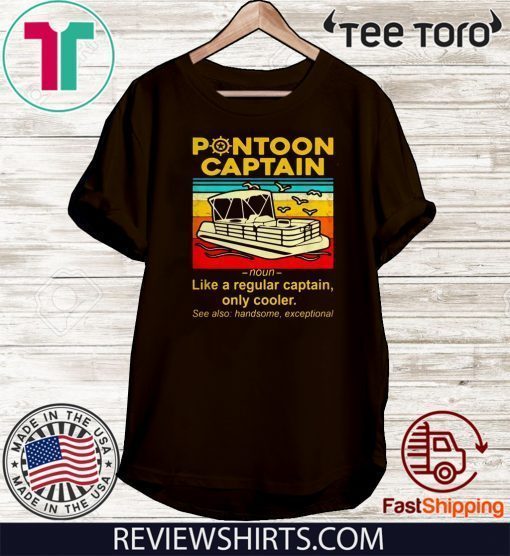 Pontoon Captian Definition 2020 T-Shirt