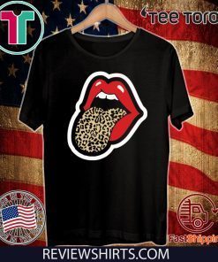 Red Lips Leopard Tongue 2020 T-Shirt