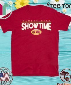 SHOWTIME MVP SHIRT KANSAS CITY CHIEFS SUPER BOWL LIV CHAMPIONS HOT T-SHIRT