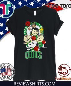 Snoopy Peanuts Movies Celtics team Tee Shirt