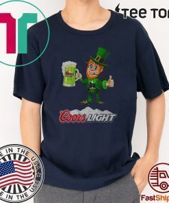 St Patrick’s day Leprechaun drinking Coors Light 2020 T-Shirt