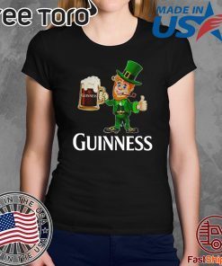 St Patrick’s day Leprechaun drinking Guinness Original T-Shirt