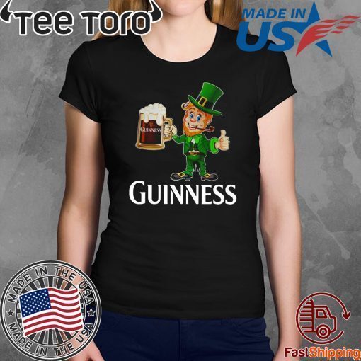 St Patrick’s day Leprechaun drinking Guinness Original T-Shirt