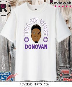 TELL HIS STORY SHIRT - DONOVAN MITCHELL - UTAH JAZZ HOT T-SHIRT