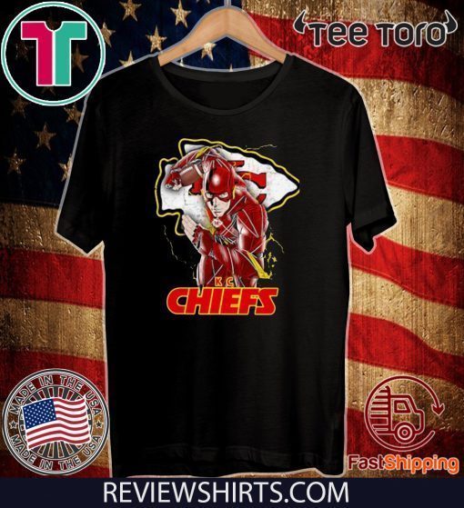 THE FLASH KANSAS CITY CHIEFS TEE SHIRT