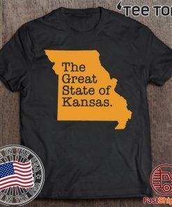 THE GREAT STATE OF KANSAS CITY CHIEFS OFFICIAL T-SHIRT
