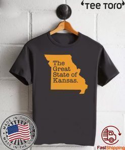 THE GREAT STATE OF KANSAS SHIRT - KANSAS CITY CHIEFS 2020 T-SHIRT