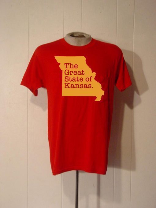 THE GREAT STATE OF KANSAS SHIRT - KANSAS CITY CHIEFS 2020 T-SHIRT