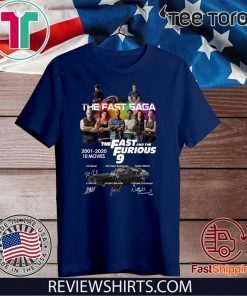 Official The Fast Saga The Fast And The Furious 9 T-Shirt