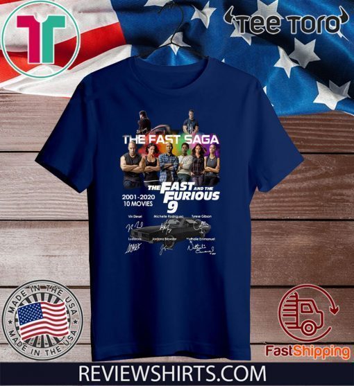 Official The Fast Saga The Fast And The Furious 9 T-Shirt