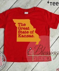 The Great State Of Kansas City Chiefs super bowl Tee Shirts