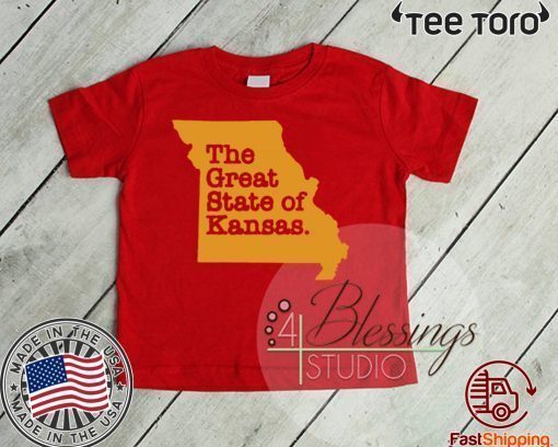 The Great State Of Kansas City Chiefs super bowl Tee Shirts