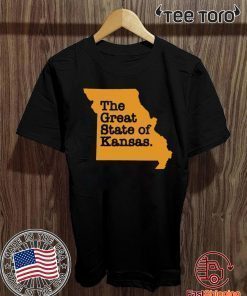 KANSAS CITY CHIEFS SHIRT - THE GREAT STATE OF KANSAS FOR T-SHIRT