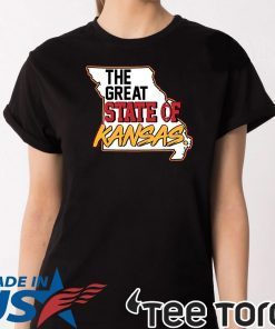 Your Corner Funny The Great State of Kansas American Football 2020 T-Shirt