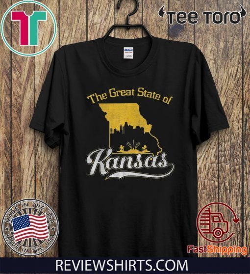 The Great State of Kansas Funny Trump Missouri Vintage 2020 T-Shirt