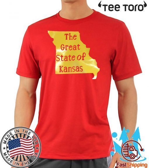 The Great State of Kansas kansas city chiefs For T-Shirt