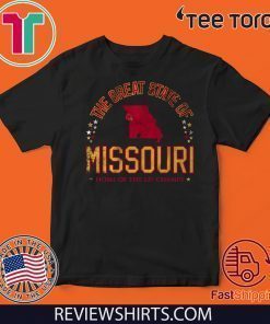 The Great State of Missouri Shirt - KC Football For T-Shirt