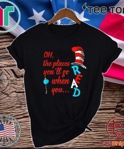 The Places You'll Go When You Read Official T-Shirt