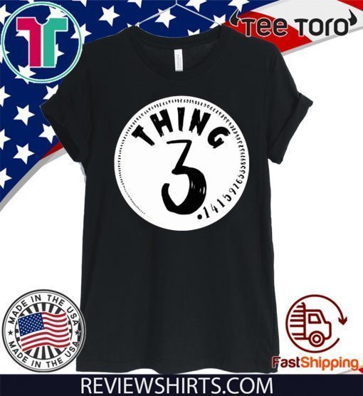 Thing Three White Official T-Shirt