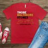 Those Baltimore Stones Turtles Don't Quit Tee Shirt
