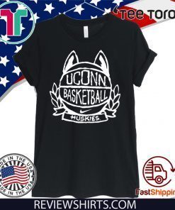 UConn Huskies Navy Basketball Crest T-Shirt