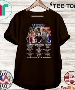 Veep Characters Thank You For The Memories Shirt