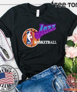 Vintage 90 Jazz Basketball NBA Utah Jazz Tee Shirt