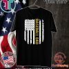 Vintage American Flag Proud Baseball Dad Official T-Shirt